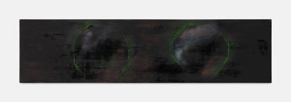 Clémentine Bruno, Landscape green circles, 2025