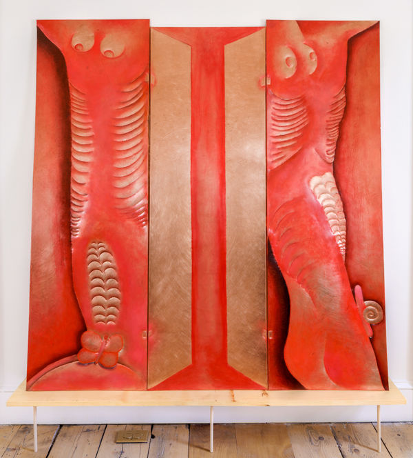 Santiago de Paoli, Coum in butterfly and worm, 2022