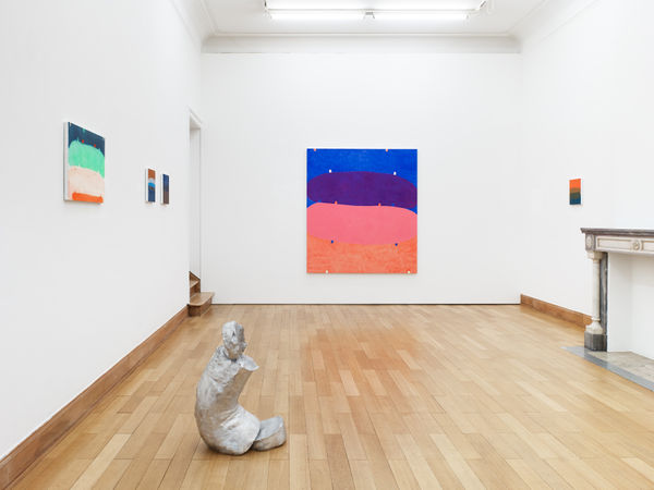 Image of Paulo Monteiro's works in his solo show at Mendes Wood DM Brussels