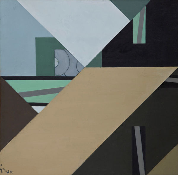 Huang Rui, Courtyard in Summer No. 1, 1983