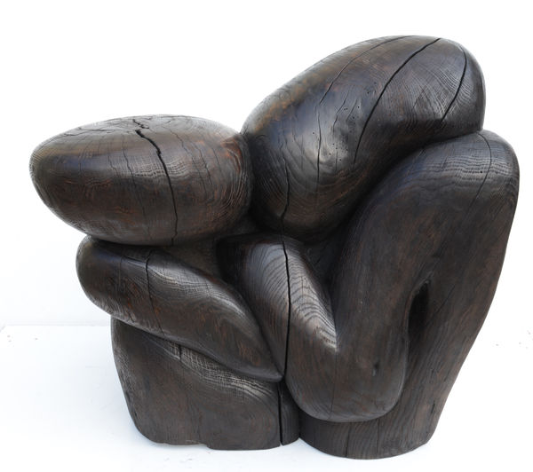 Wang Keping, Couple (嘀嘀咕咕 di di gu gu), 2015