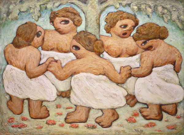 Yin Xin, After Botticelli, Primavera, 1995