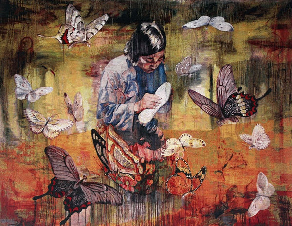 Hung Liu, Madame Shoemaker, 2012