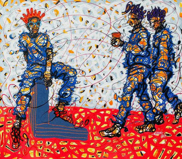 Cedric Tchinan, La Visitation, 2021