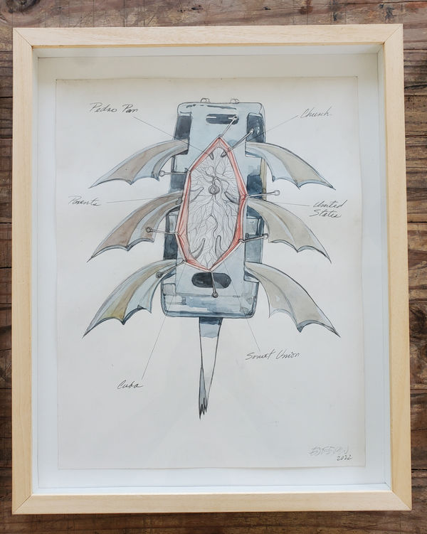 Esterio Segura Mora, Émigrant V, 2022