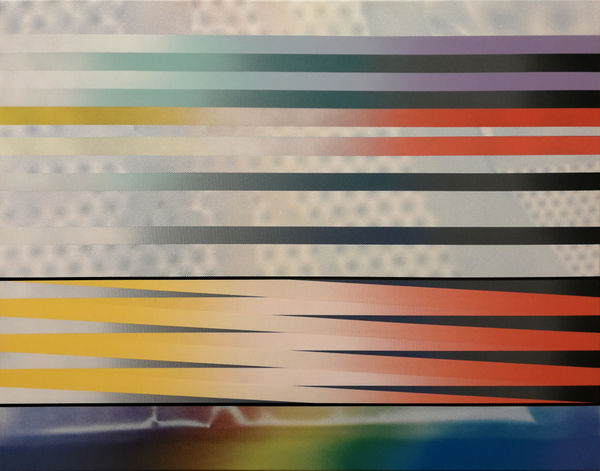 Bea Kusovszky, Layered borders XVI, 2022