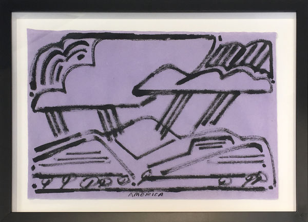 America Martin, Clouds Full of Rain Over the Mountain, 2019