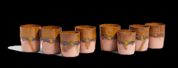 Ken Price, Group of Eight Untitled Cups, 1978-79