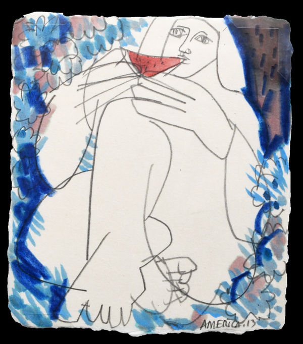 America Martin figure painting