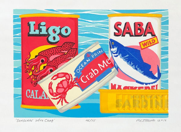 Mark C. Strong, Seascape with Crab