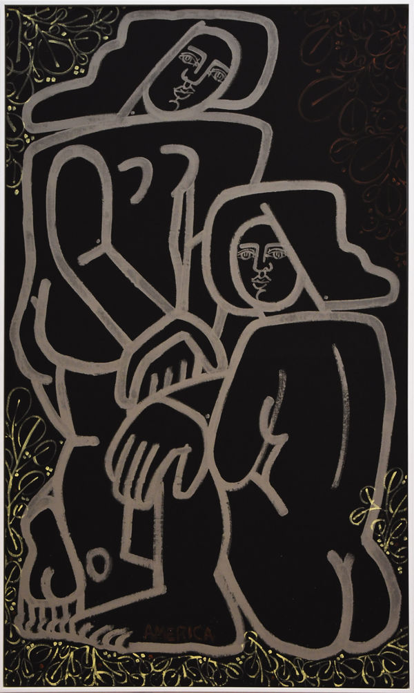 America Martin figure painting