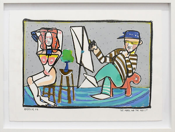 America Martin figure painting