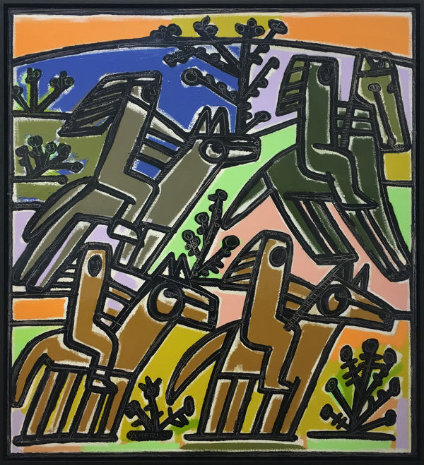 America Martin, 4 Chiefs and 4 Horses, 2019