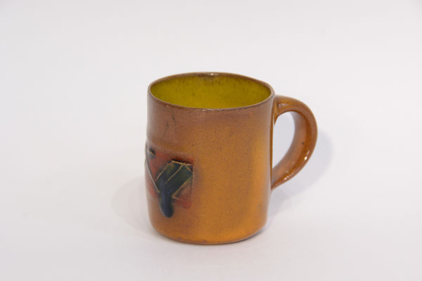 Ken Price, Mezcal Cup (Orange/Red/Blue & Green), Undated