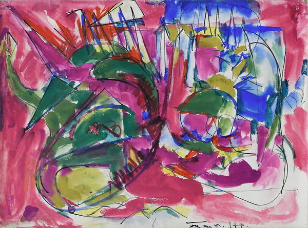painting by Hans Hofmann