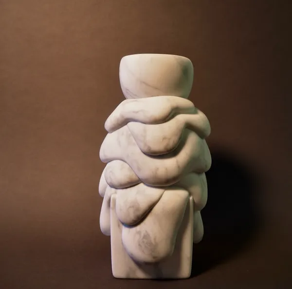 marble sculpture cup by Sarah Rosie Rosenthal