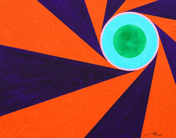 Hsiao Chin 蕭勤, The Universe Projection 1 (La proiezione dell'universo-1)《宇宙之放射-1》, 1965