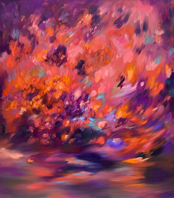 Joanne Chan 陳頌欣, Blossoming - Crimson Glow《綻放 - 霞映輝虹》, 2025