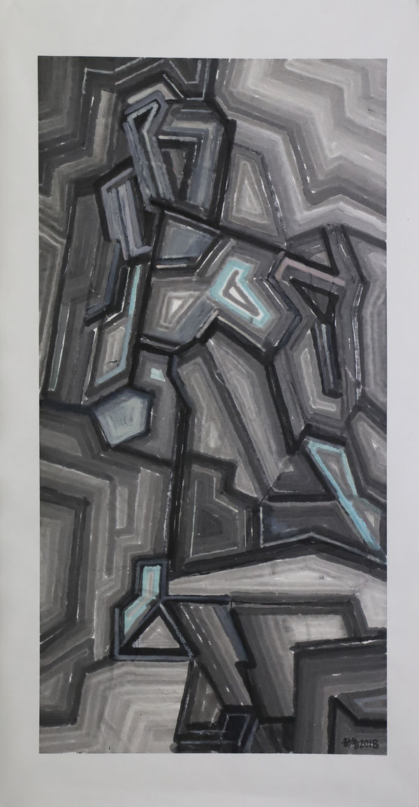 Wang Jieyin 王劼音, Structural Landscape 1《結構山水之一》, 2018