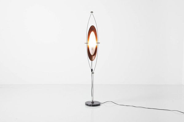 Goffredo Reggiani, Floor lamp with marble base, 1970
