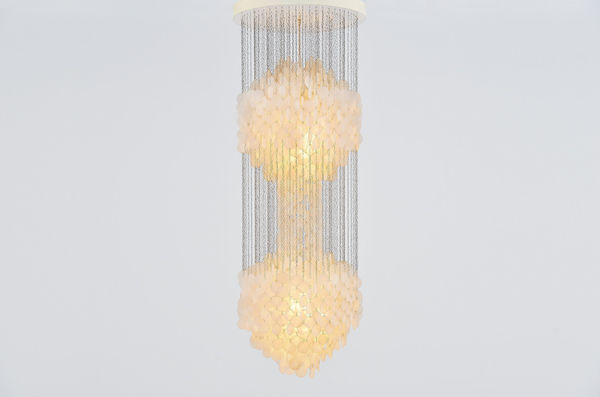 Verner Panton, Spectacular large chandelier, 1964