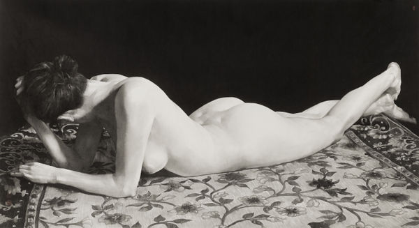 Qu Leilei 曲磊磊, Reclining Nude, 2016
