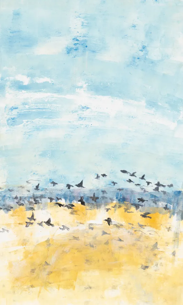Laurie Dolphin, GATHERING ON THE BEACH, 2023