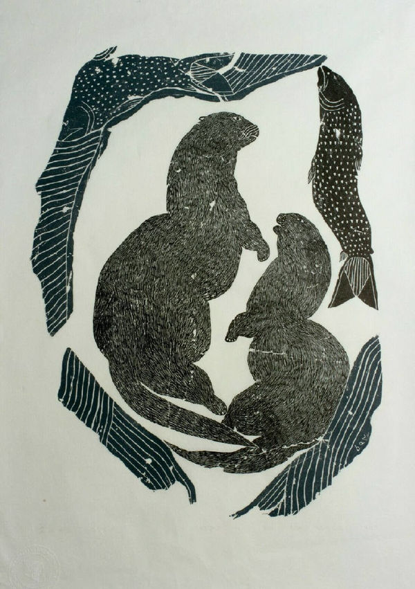 Kanayuk Tukalak, Otters, 1963