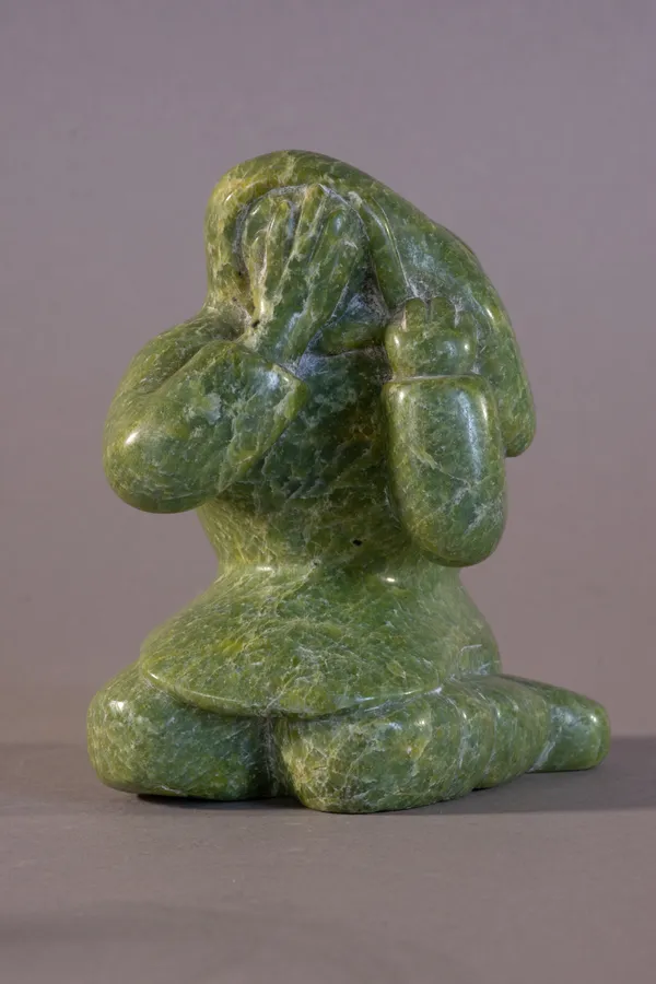 Qavavau Aningmiuq, Grieving Woman / femme en deuil, 1995