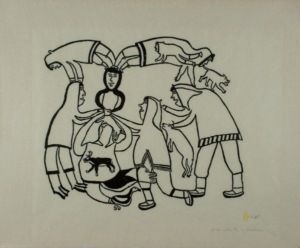 Simon Tookoome, At The Centre, 1971