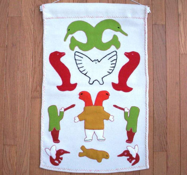 Emily Halluqtalik, Owl, Mosquitos and Spirits, 1970's