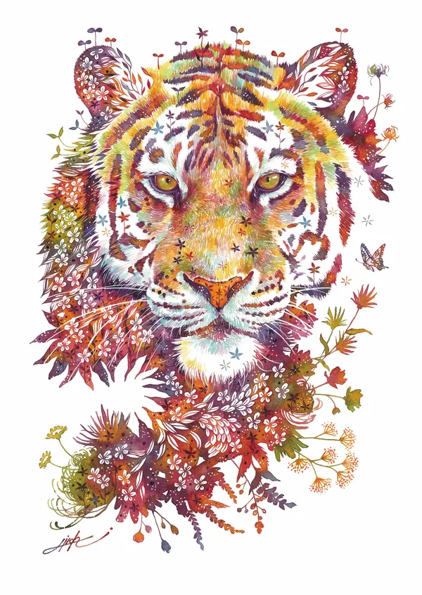 Hiroki Takeda, Tiger (paper print ver.)