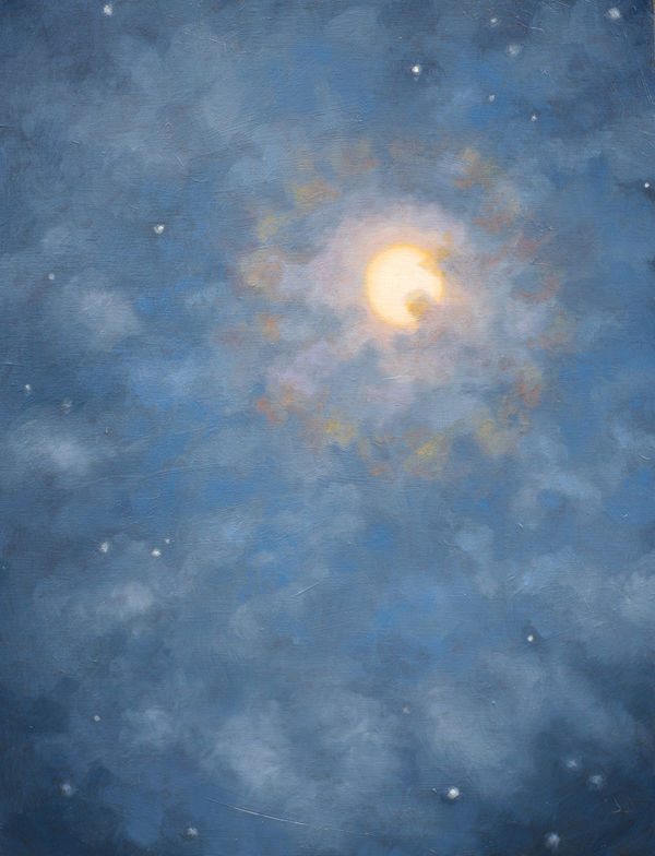 Dana Oldfather, Moon Study, 2025