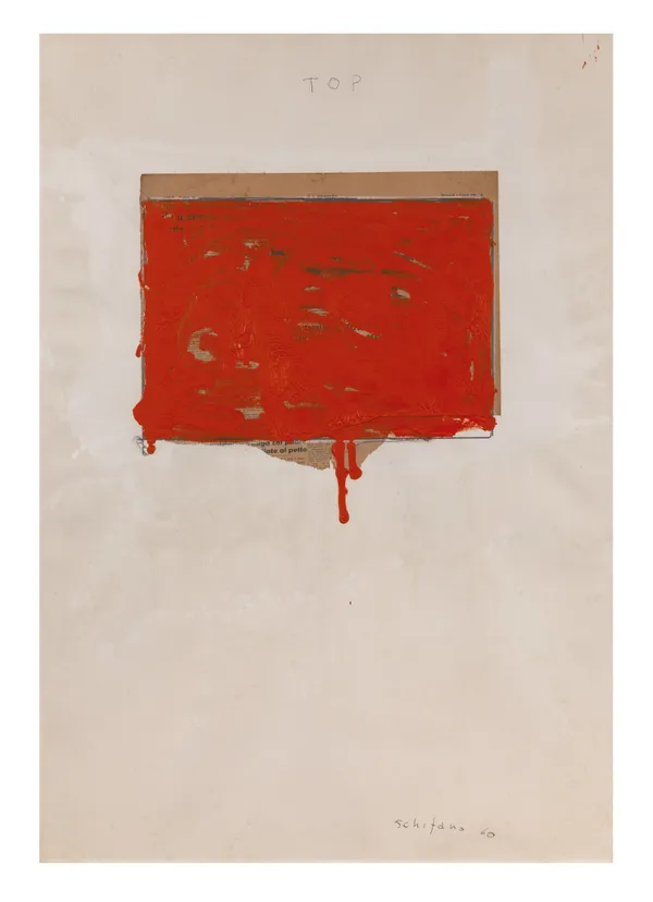 Mario Schifano, Untitled, Eseguita negli anni '70