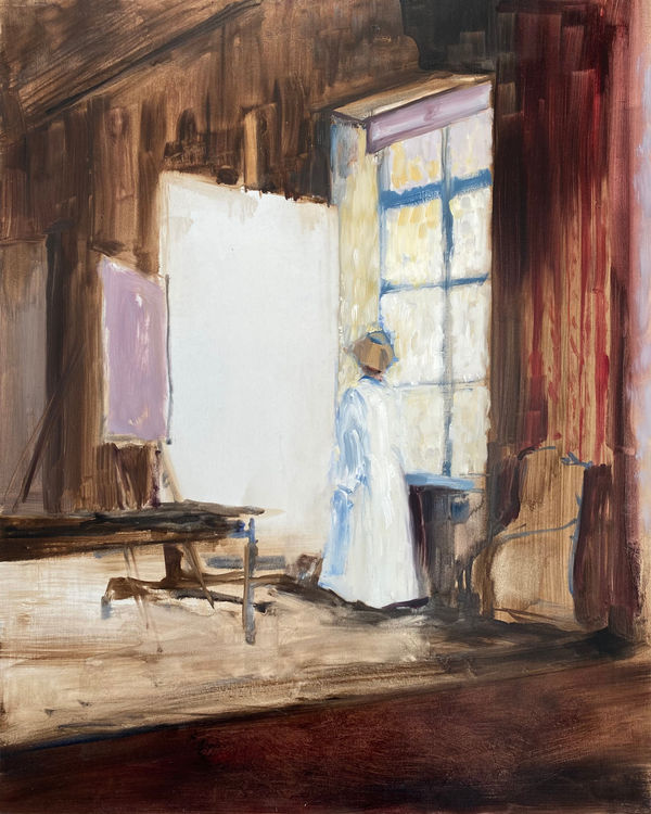Coral Woodbury, The Blank Canvas (Cecilia Beaux), 2020