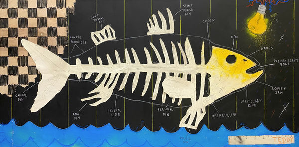 Teddy Benfield, Untitled (Fish Story 2), 2022