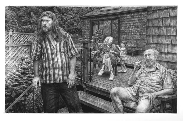 The Andersons on Their Deck in Garden City