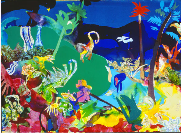 Romare Bearden - Eden Midnight, 1988