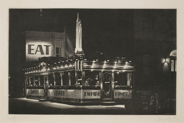 John Baeder, Empire Diner, 1976