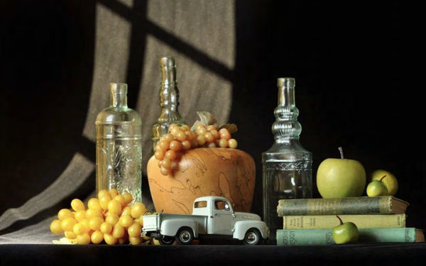 John Meyer Spalted Maple Bowl and 1951 Ford, 2/10