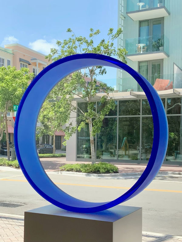 Brian Usher, Circle - Royal Blue