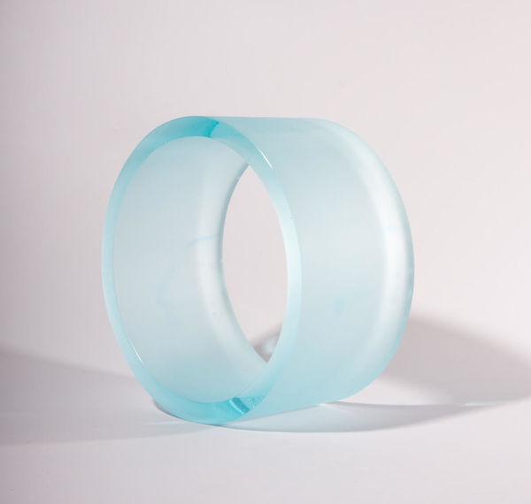 Brian Usher Circle - Iceberg Glass 12" x 6"