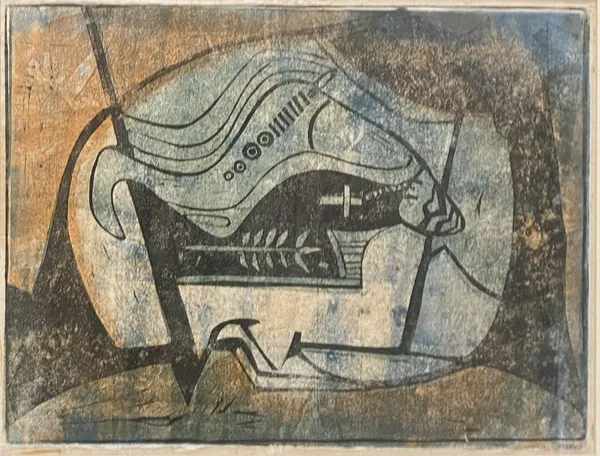 Bruce Onobrakpeya, Untitled, 1964