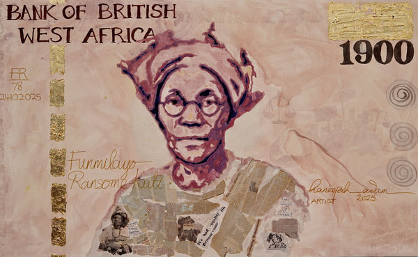 Haneefah Adam, Portrait of Funmilayo Ransome-Kuti, 2025