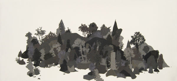 Abdelkader Benchamma, Paysage de Nuit, 2010