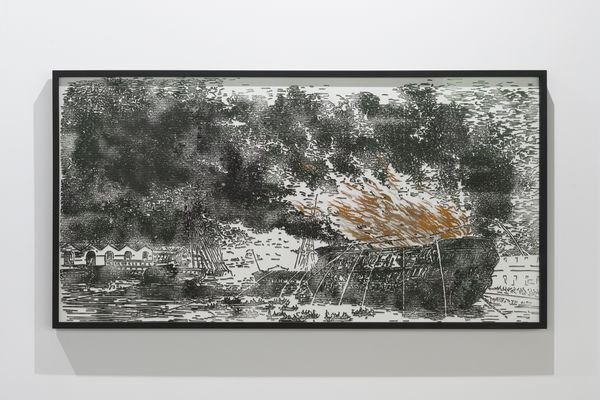 Nicolas Daubanes, Incendie du Santi-Petri, bagne maritime de Toulon, 2023