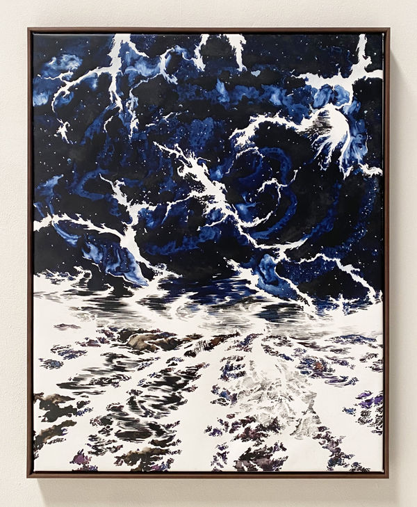 Abdelkader Benchamma, Engramme Aerolites, 2025