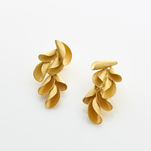 Kayo Saito, Long Curly Shell Earrings, 2019