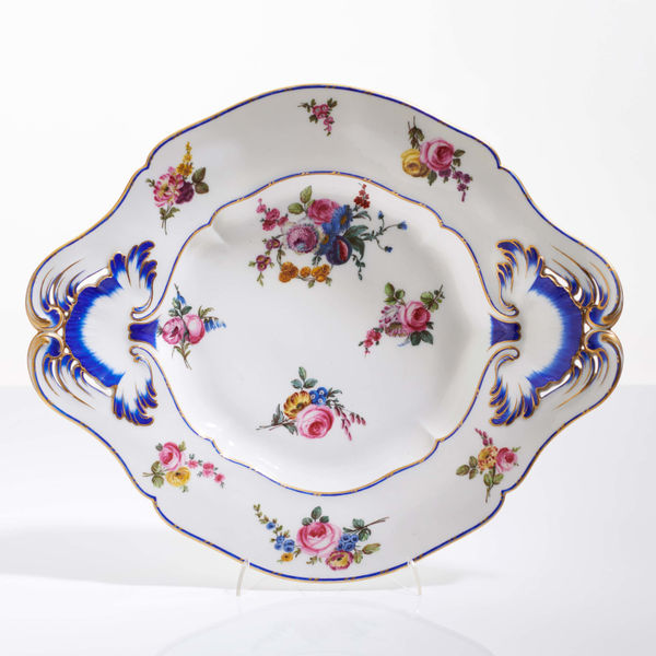 Sèvres Porcelain, A Sèvres Porcelain Tureen Stand, 1768
