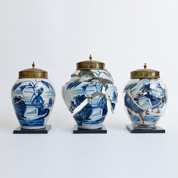 Bouke de Vries, Tobacco Jar Garniture, 2020